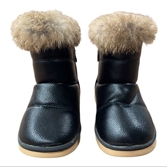 Kids boots with real fur lining sz 28 - Picture 6 of 9